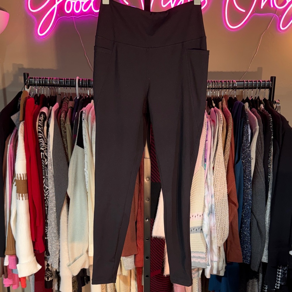 Danskin Black High-Waisted Leggings Nwot